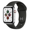 Apple Smart Watch Silver Refurbished Apple Watch Series 5, GPS+Cellular 40mm Aluminum Case (6 Months limited Seller Warranty)