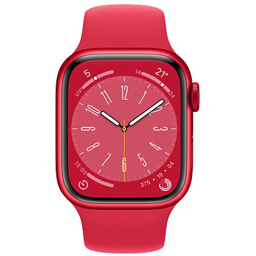 Apple Smart Watch Product Red Refurbished Apple Watch Series 8, GPS 41mm Aluminium Case (6 Months limited Seller Warranty)