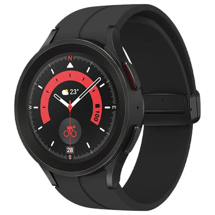 Samsung Smart Watch Black Titanium Refurbished Samsung Galaxy Watch5 Pro GPS 45mm Case (6 Months limited Seller Warranty)