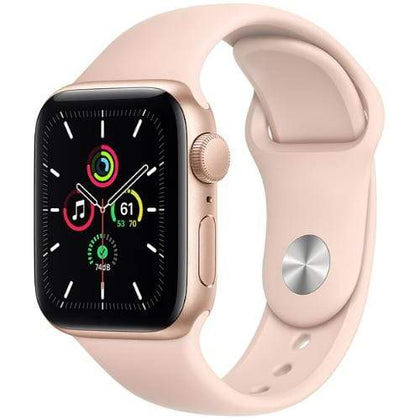 Apple Smart Watch Rose Gold Refurbished Apple Watch SE, GPS 40mm Rose Gold Aluminium Case (6 Months limited Seller Warranty)