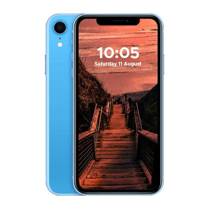 Apple Mobile Blue Refurbished Apple iPhone XR 128GB 4G LTE (6 Months Limited Seller Warranty)