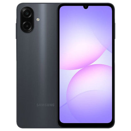 Samsung Galaxy A07 (A075F/DS Dual SIM 6GB RAM 128GB 4G) Black Front Back 
