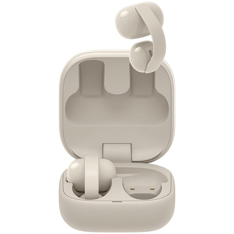 Sony Headphones Greige Sony LinkBuds WF-LC900 Clip Open-Ear Wireless Earbuds