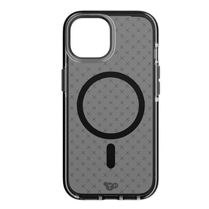 Tech21 Original Accessories Smoke Black Tech21 Evo Check MagSafe Case for iPhone 15 Plus  - Smokey