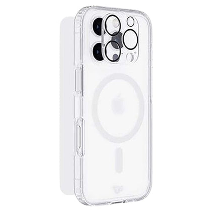 Tech21 Original Accessories Tech21 3 in 1 Bundle for iPhone 16 Pro (EvoClear MagSafe Case + Tempered Glass + Lens Protector)