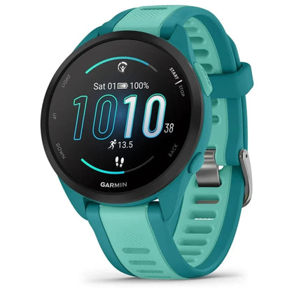 Garmin Smart Watch Turquoise/Aqua Garmin Forerunner 165 Music GPS Running Smartwatch