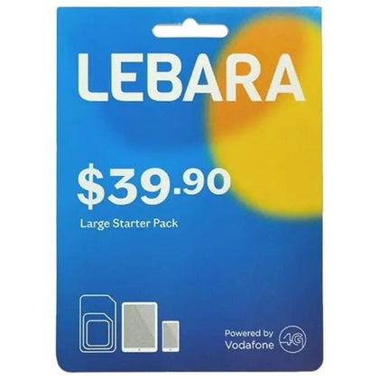 Lebara SIM Starter Kit Lebara $39.90 Prepaid SIM