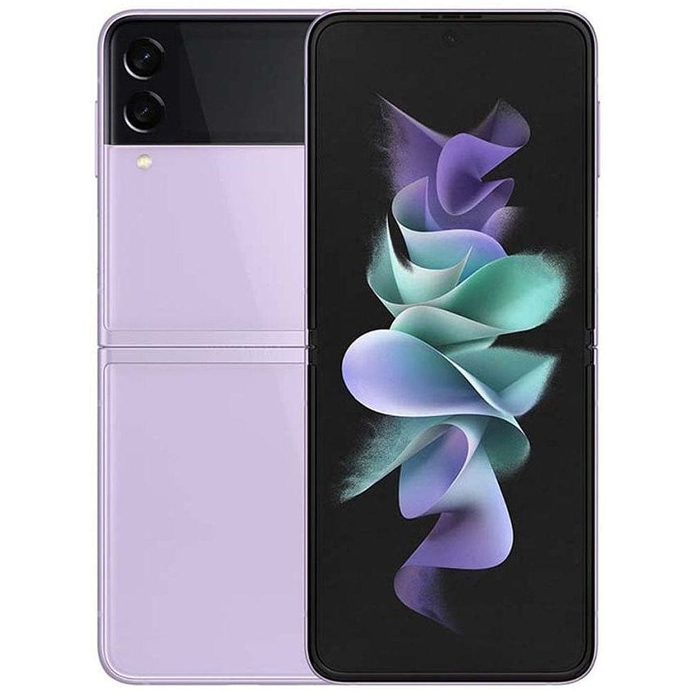 Samsung Mobile Refurbished Samsung Galaxy Z Flip3 (8GB RAM 128GB 5G) - Lavender - As New