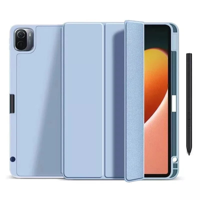 Techieexpert Generic Accessories Shockproof Smart Cover TPU Case For iPad 10th Gen 10.9" 2022 Pen Slot - Light Blue