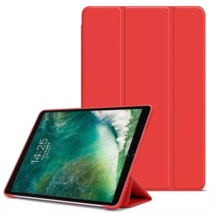Techieexpert Generic Accessories Shockproof Smart Cover TPU Case For iPad 6th Gen 9.7" - Red