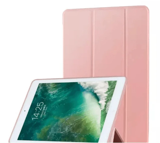 Techieexpert Generic Accessories Shockproof Smart Cover TPU Case For iPad 8th Gen 10.2" - Rose Gold