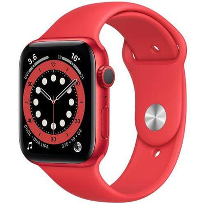 Apple Smart Watch Product Red Ex-Demo Apple Watch Series 6, GPS 44mm Product Red Aluminium Case with Sport Band (6 Months Limited Seller Warranty)