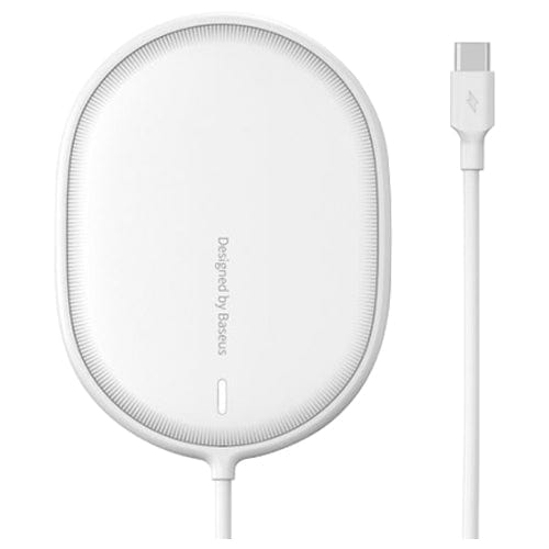 Baseus Original Accessories White Baseus Light Magnetic Wireless Charging Pad for iPhone 12 Series