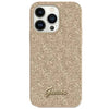 Guess Original Accessories Gold Guess Glitter Flakes Case for iPhone 14 Plus