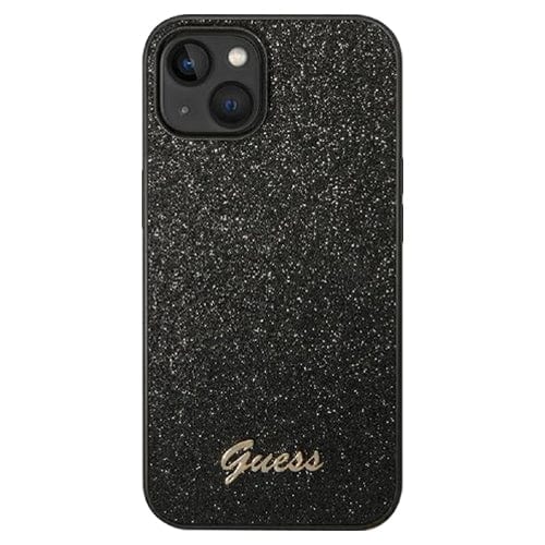 Guess Original Accessories Black Guess Glitter Flakes Case for Apple iPhone 14