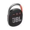 JBL Clip 4 Ultra-portable Waterproof Speaker Black/Orange Tilted