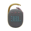 JBL Clip 4 Ultra-portable Waterproof Speaker Grey Front