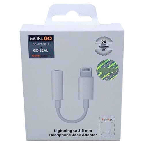 Mobigo Original Accessories MobiGO Lightning to 3.5mm Aux Headphone Jack Adapter